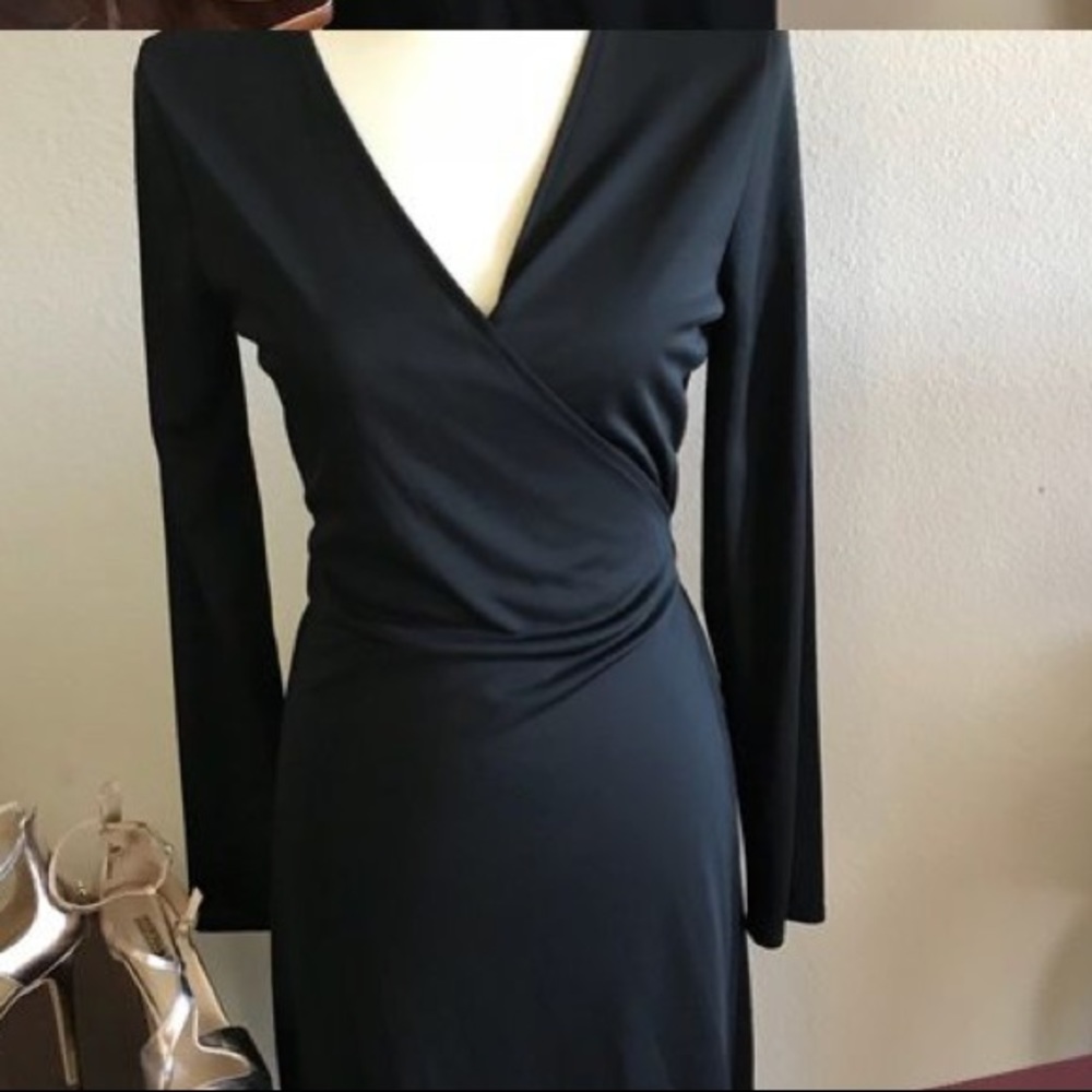 The Limited black wrap dress. NWT